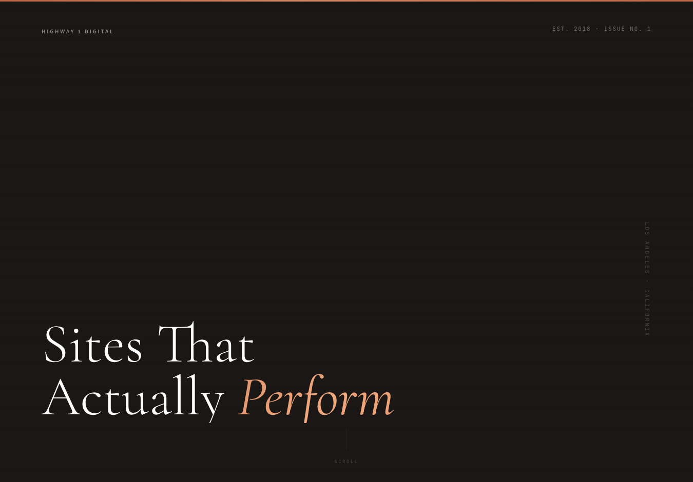 V15b Magazine Motion homepage screenshot