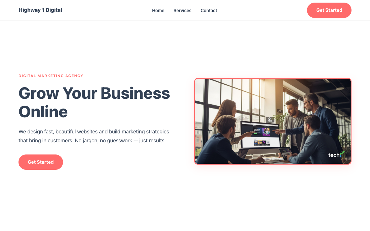 V29 Friendly Illustrated homepage screenshot