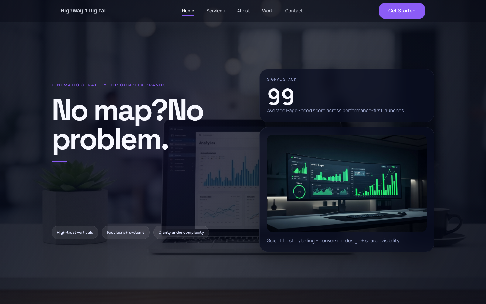 V31 Bio-Tech Atmosphere homepage screenshot