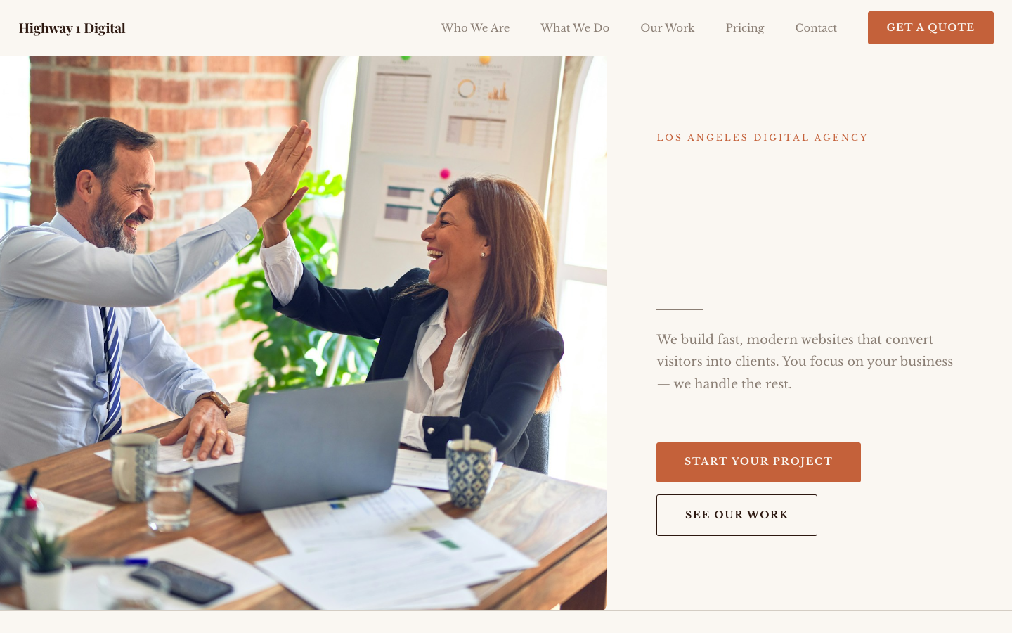 V4 Warm Editorial homepage screenshot